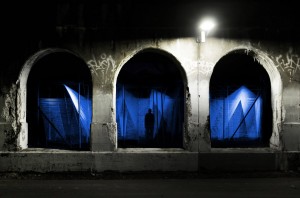 Lasermaze installation in Detroit by George King Architects