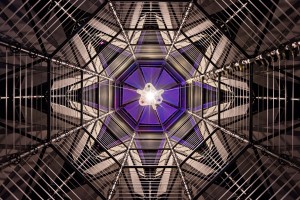 Lift light installation by Dennis Parren