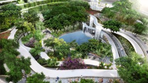 Marina One by Ingenhoven Architects, A61 and Gustafson Porter