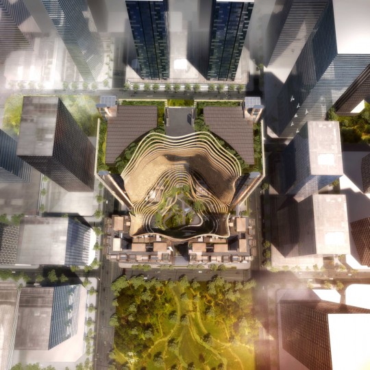 Marina One by Ingenhoven Architects, A61 and Gustafson Porter
