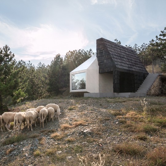 Mountain House in Serbia by EXE Studio