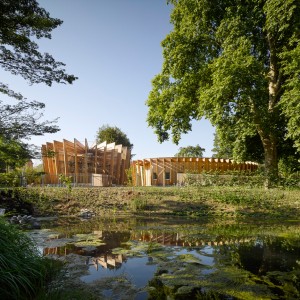 Kresings Architektur adds larch animal enclosures to petting zoo in Germany