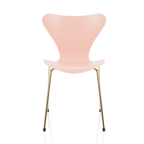 Platner and Bertoia in gold for Knoll