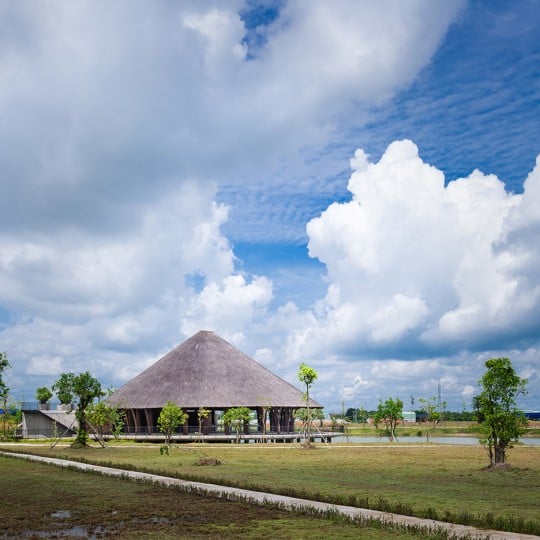 Sen Village Community Center by Vo Trong Nghia Architects