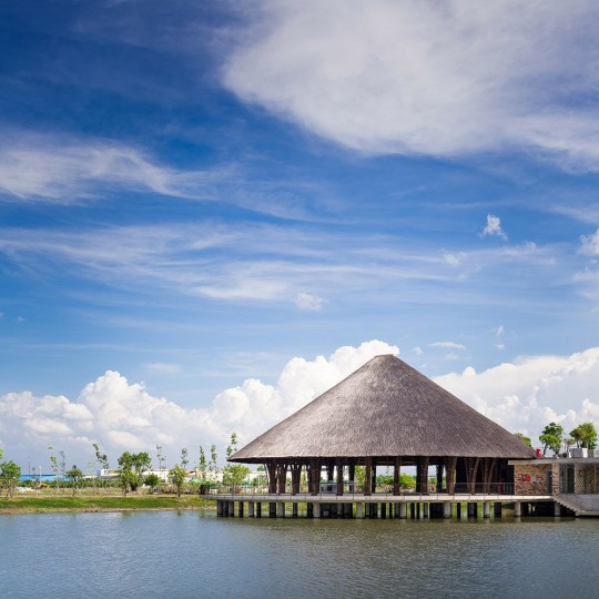 Sen Village Community Center by Vo Trong Nghia Architects
