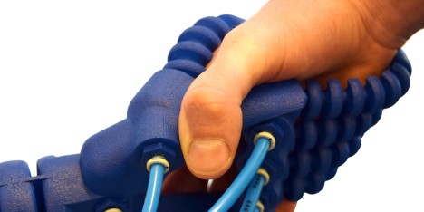 Soft robot hand by Rob Scharff