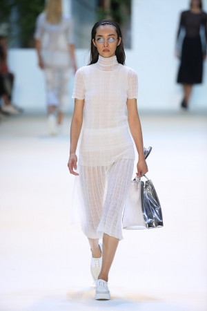 Sou Fujimoto buildings as clothing by Akris SS16