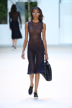 Sou Fujimoto buildings as clothing by Akris SS16