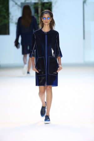 Sou Fujimoto buildings as clothing by Akris SS16
