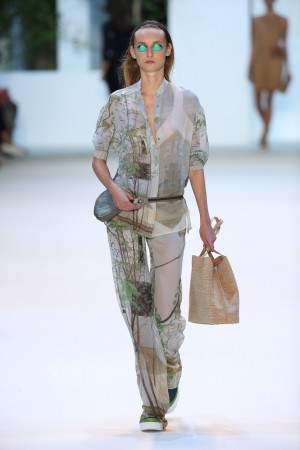 Sou Fujimoto buildings as clothing by Akris SS16