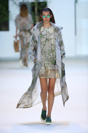 Sou Fujimoto buildings as clothing by Akris SS16