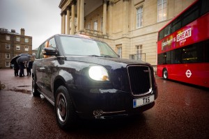 TX5 battery-powered black cab by The London Taxi Company