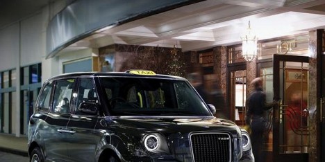 TX5 battery-powered black cab by The London Taxi Company