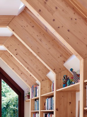 Timber exoskeleton house by Tate Harmer