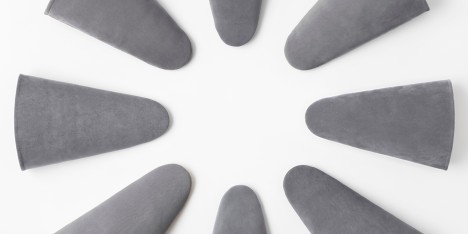 Triangular slippers by Nendo