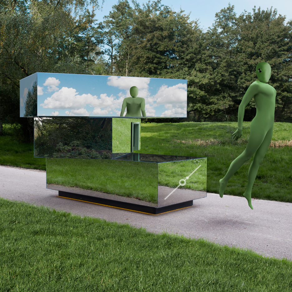Van Eijk & Van der Lubbe's mirrored concept car provides "unobstructed views" from inside