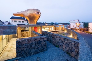 Wind House on Jeju Island by Moon Hoon