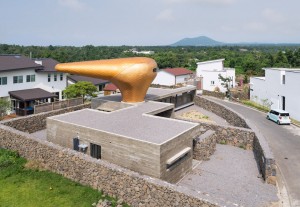 Wind House on Jeju Island by Moon Hoon