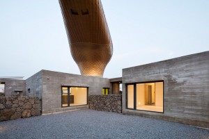 Wind House on Jeju Island by Moon Hoon