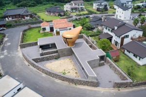 Wind House on Jeju Island by Moon Hoon