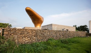 Wind House on Jeju Island by Moon Hoon