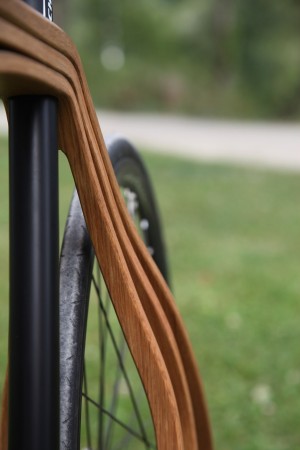 Wooden bicycle by Niko Schmutz