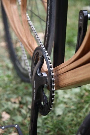 Wooden bicycle by Niko Schmutz