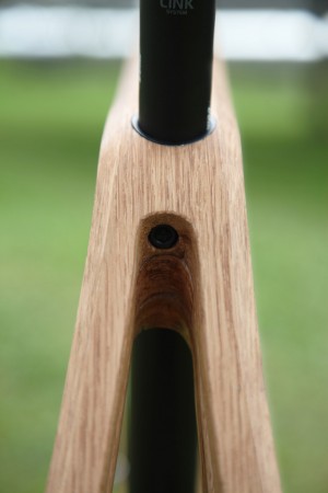 Wooden bicycle by Niko Schmutz