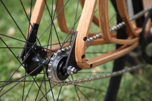 Wooden bicycle by Niko Schmutz