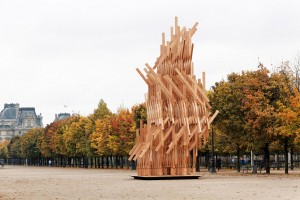 Yure by Kengo Kuma for the Galerie Philippe Gravier