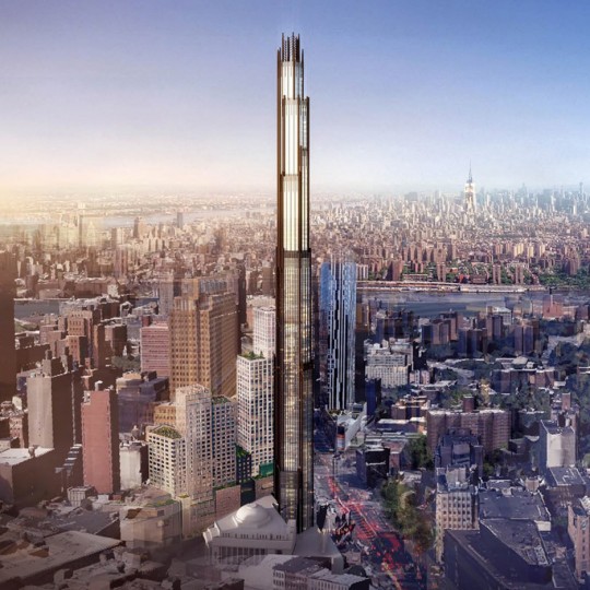 Super-tall tower in Brooklyn by SHoP Architects