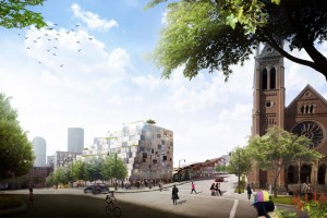 BIG's masterplan for the Lower Hill district of Pittsburgh