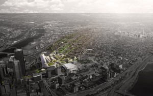 BIG's masterplan for the Lower Hill district of Pittsburgh