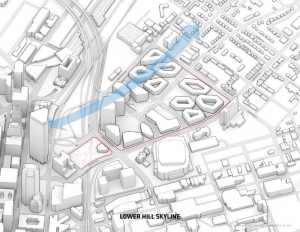 BIG's masterplan for the Lower Hill district of Pittsburgh 