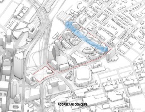 BIG's masterplan for the Lower Hill district of Pittsburgh 