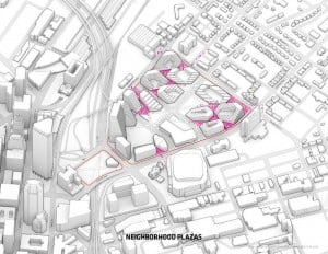 BIG's masterplan for the Lower Hill district of Pittsburgh 