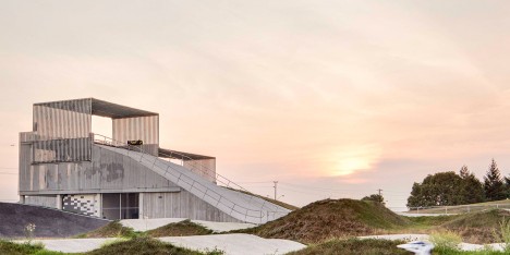 BMX Supercross Track Legacy Project by Kleinfeldt Mychajlowycz Architects for 2015 Toronto Pan Am Games