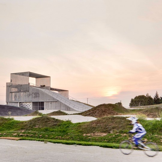 BMX Supercross Track Legacy Project by Kleinfeldt Mychajlowycz Architects for 2015 Toronto Pan Am Games