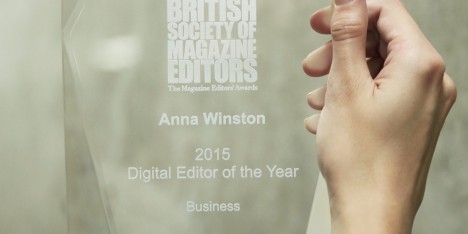 BSME award winner Anna Winston of Dezeen