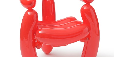 'Blowing' balloon furniture by Seung jin Yang