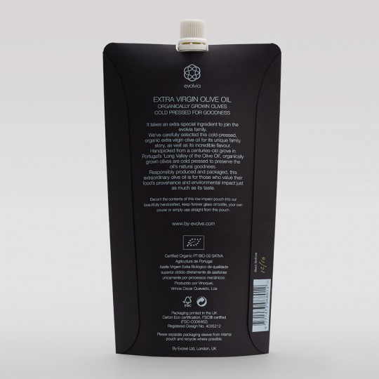 Evolvia by Evolve organic extra virgin olive oil bottle