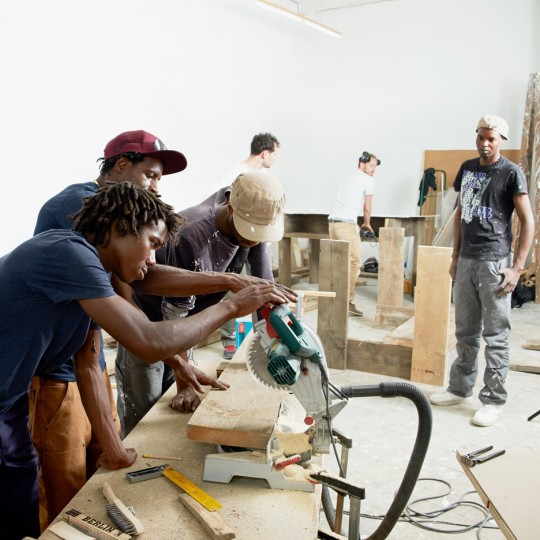 Autoprogettazione furniture by Enzo Mari for CUCULA refugee programme