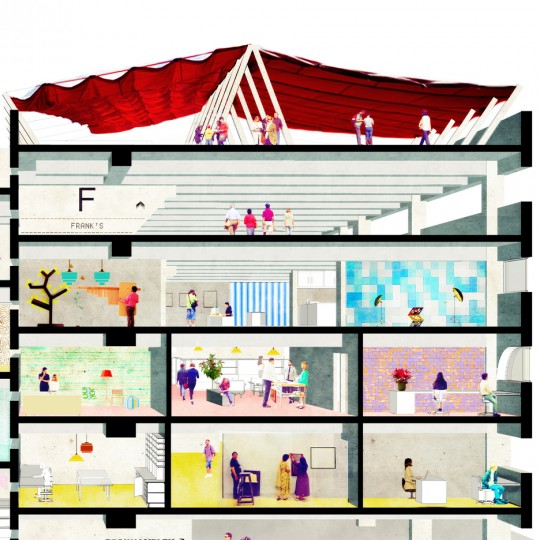 Peckham car park transformation by Carl Turner Architects and The Collective