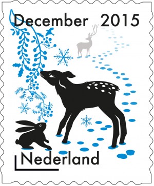 PostNL Christmas stamps by Tord Boontje
