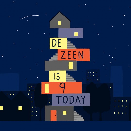 Dezeen's ninth birthday by Daniel Frost