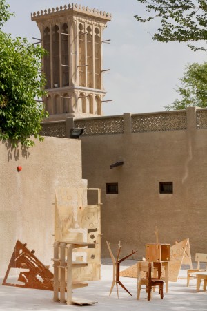 Deconstruction Zone installation by Henrique Stabile at Dubai Design Week 2015