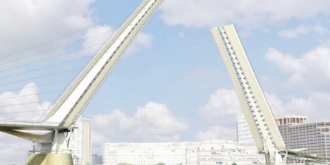 London pedestrian and cycle bridge proposal by reForm