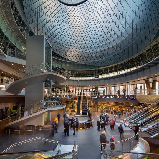 Fulton Center, New York City, USA, by Grimshaw