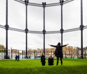 Gasholder Park by Bell Phillips