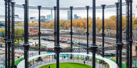 Gasholder Park by Bell Phillips